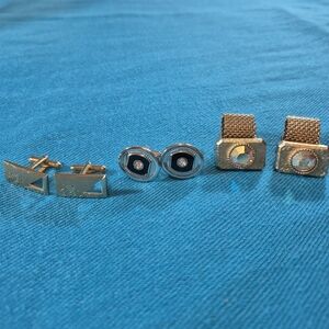 Mens Vintage Cufflinks Bundle